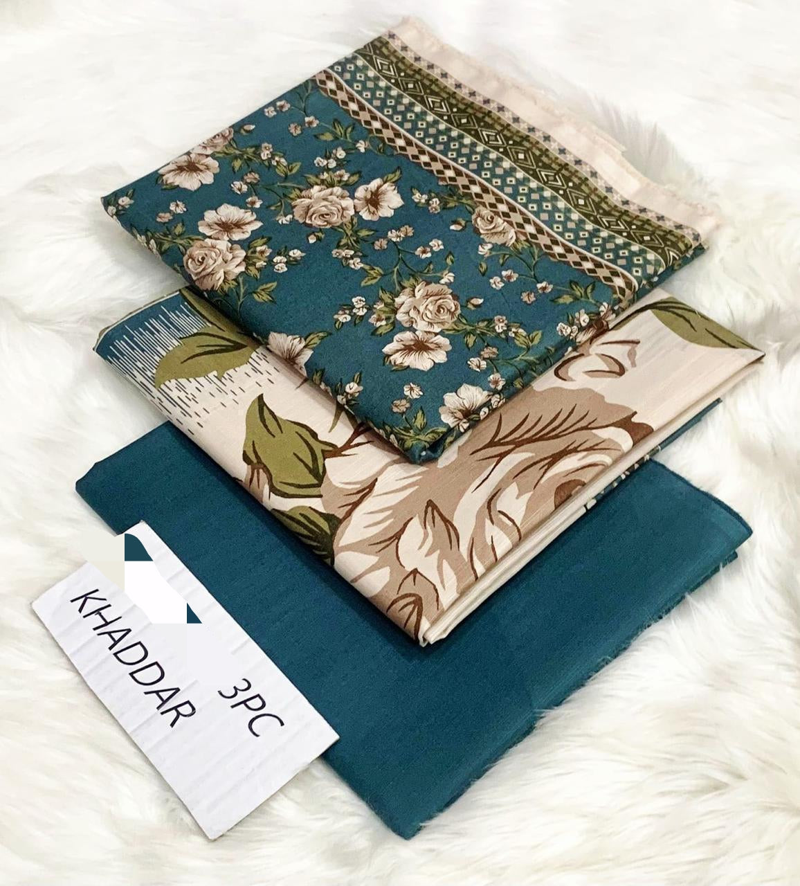 3PC Unstitched Printed Khaddar Collection – Beautiful Colors & Designs